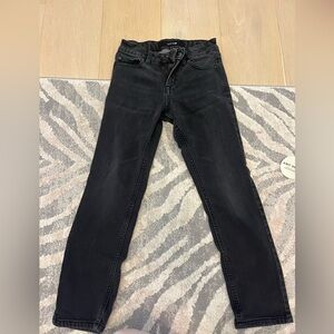 Joes Jeans Black Black Wash Straight Leg Boys Size 8 with adjustable waist